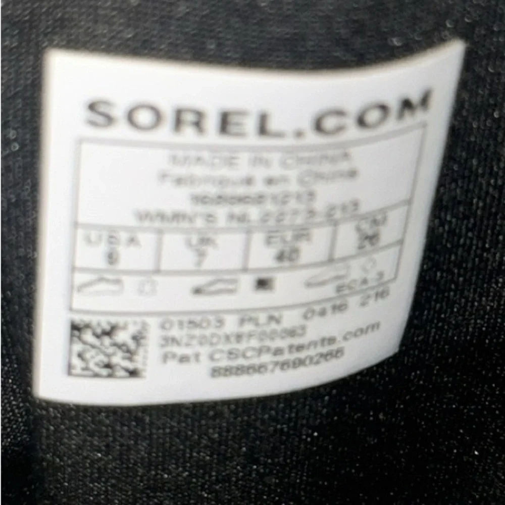 Sorel authentic signature